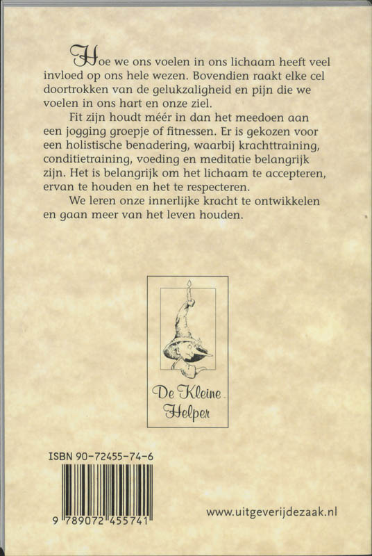 Achterkant van Wees lief voor je lichaam