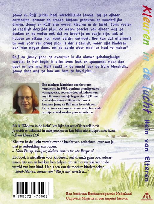 Achterkant van Kleuren in de lucht