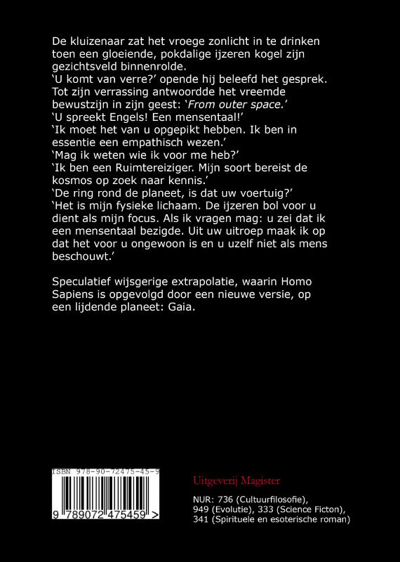 Achterkant van Hoe de muziek terugkwam op de aarde