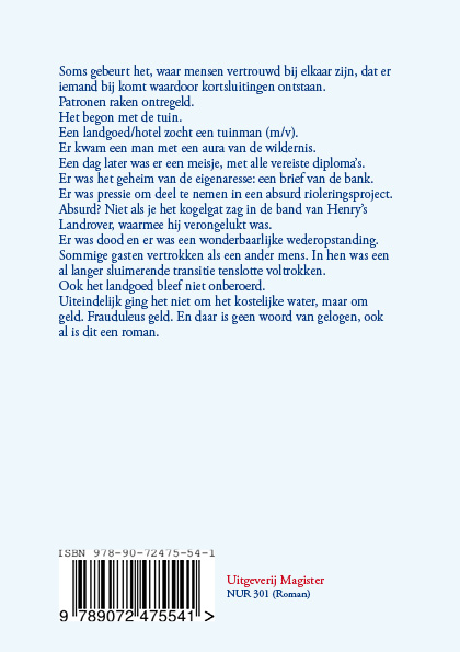 Achterkant van De goddelijke tuinman