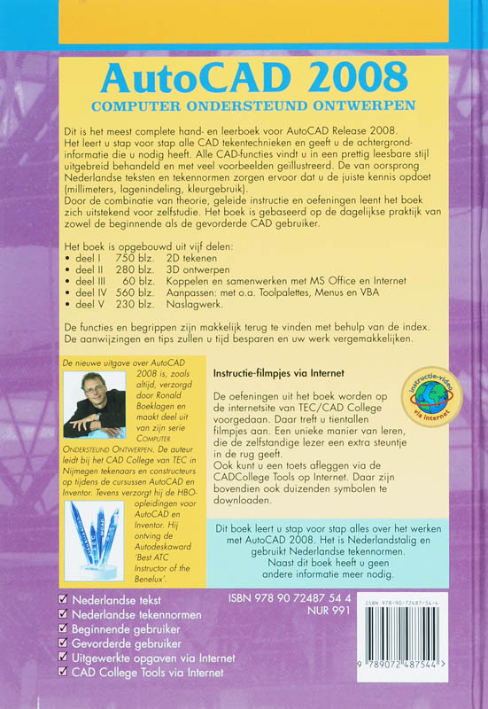 Achterkant van 2008