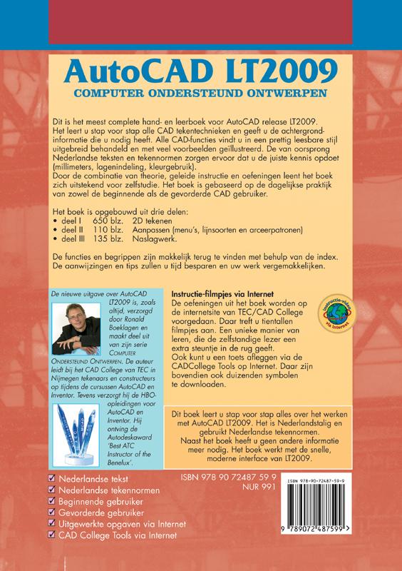 Achterkant van AutoCAD LT2009