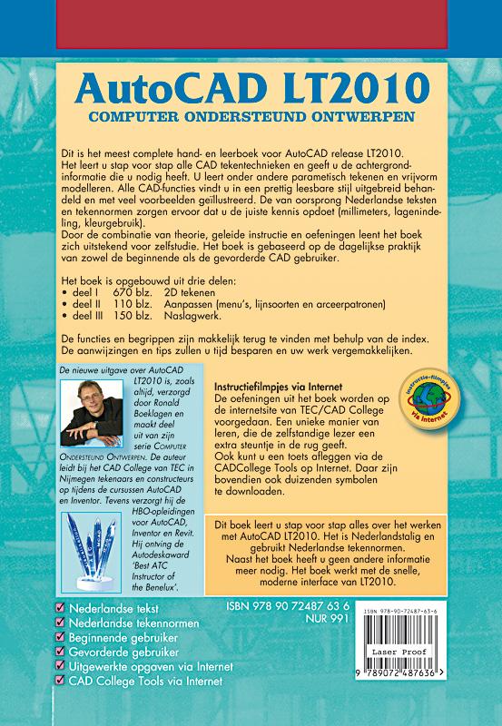Achterkant van AutoCAD LT2010
