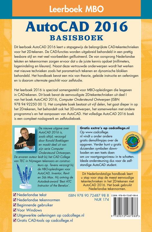 Achterkant van AutoCAD 2016
