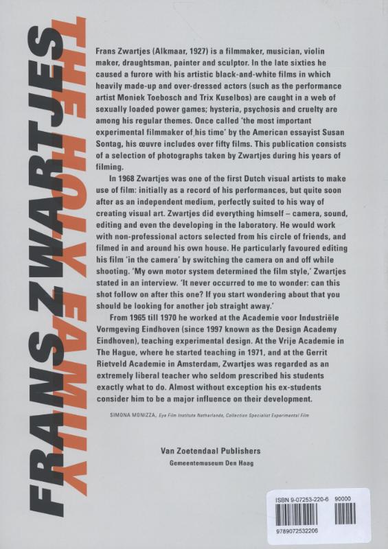 Achterkant van Frans Zwartjes