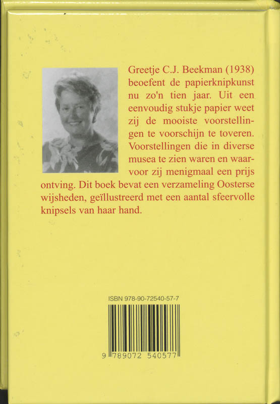 Achterkant van Oosterse wijsheden