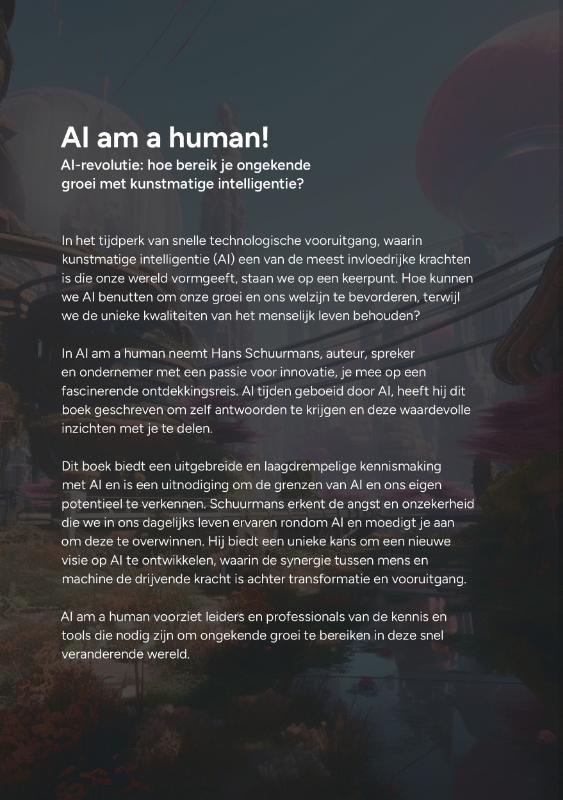 Achterkant van AI am a human