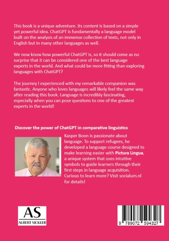Achterkant van Exploring languages with ChatGPT