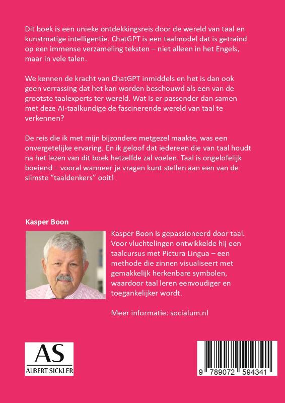 Achterkant van Het verkennen van talen met ChatGPT