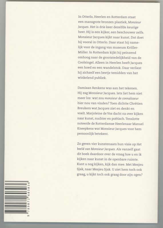 Achterkant van Het beeld van Monsieur Jacques