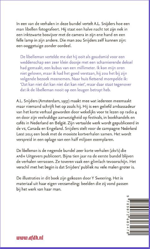 Achterkant van De libelleman