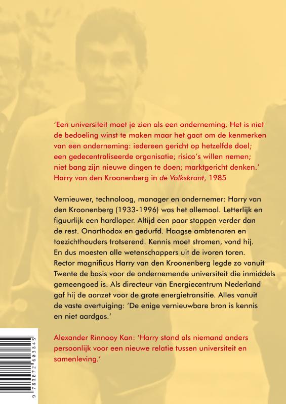 Achterkant van Pionier en prof