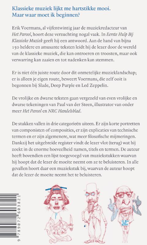 Achterkant van Eerste hulp bij klassieke muziek