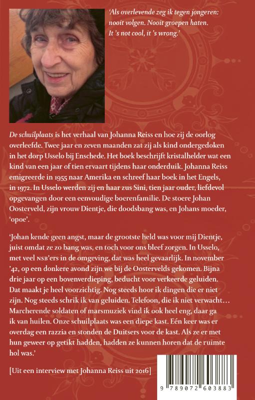 Achterkant van De schuilplaats