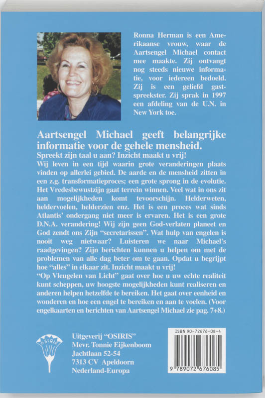 Achterkant van Op vleugelen van licht