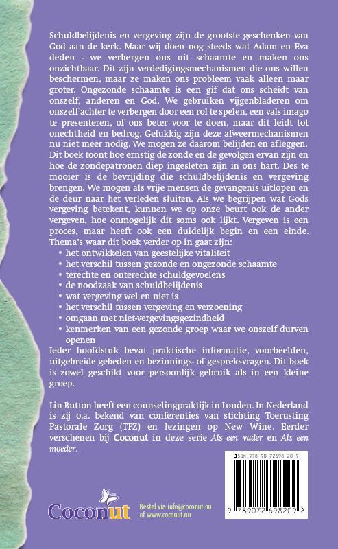 Achterkant van Genezing door schuldbelijdenis en vergeving