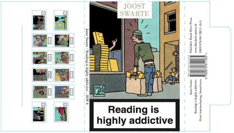 Achterkant van Reading is highly addictive
