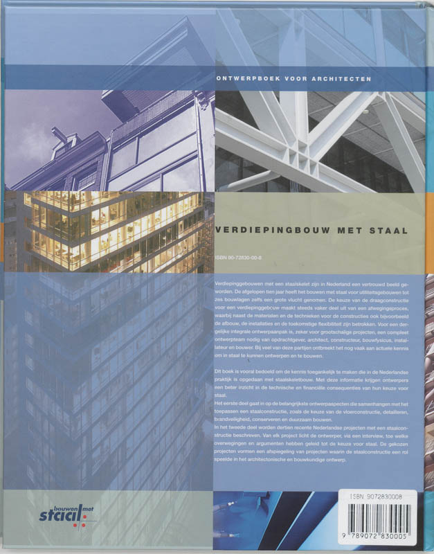 Achterkant van Verdiepingbouw met staal