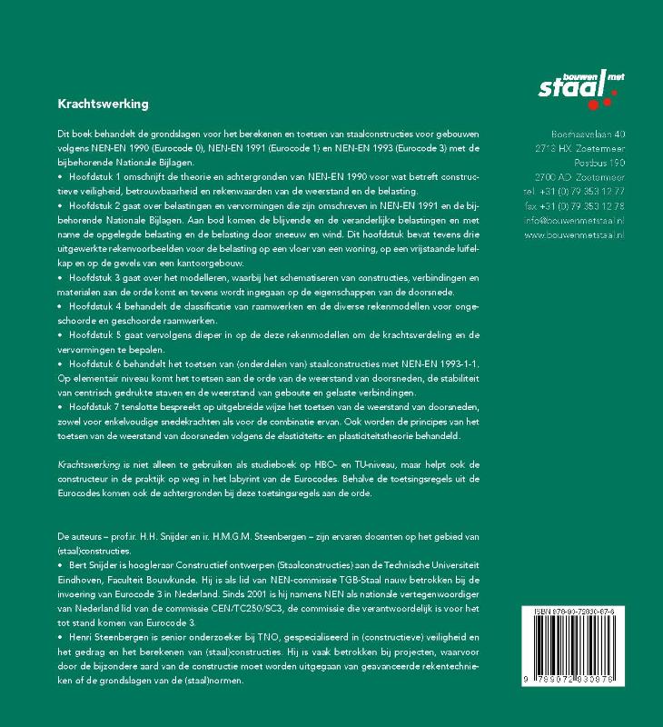 Achterkant van Krachtswerking