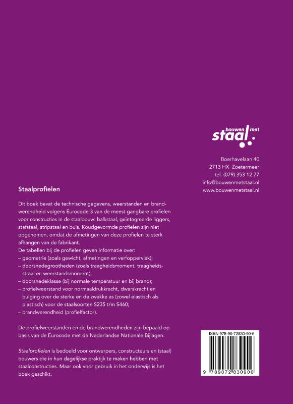 Achterkant van Staalprofielen