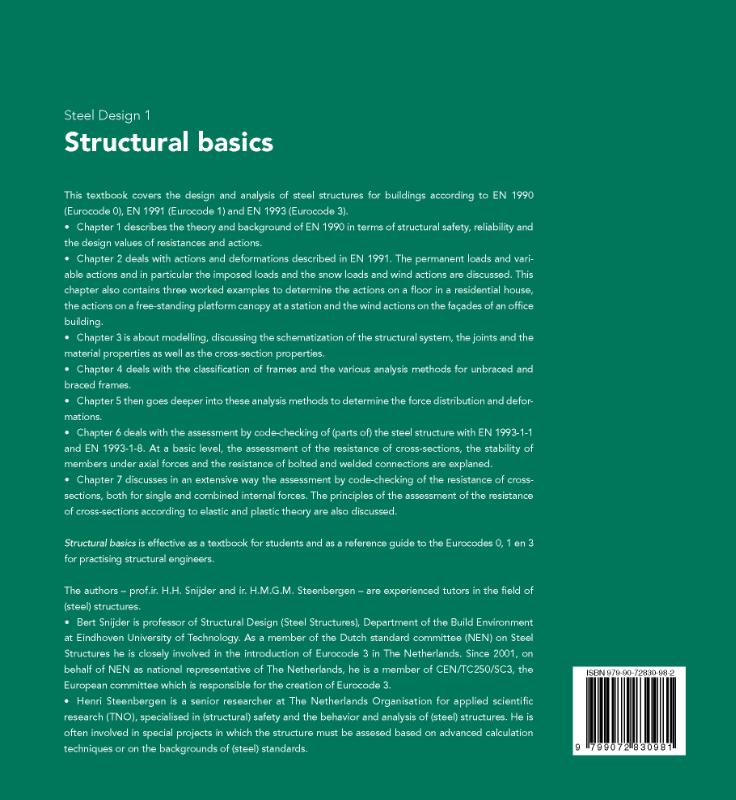 Achterkant van Structural basics