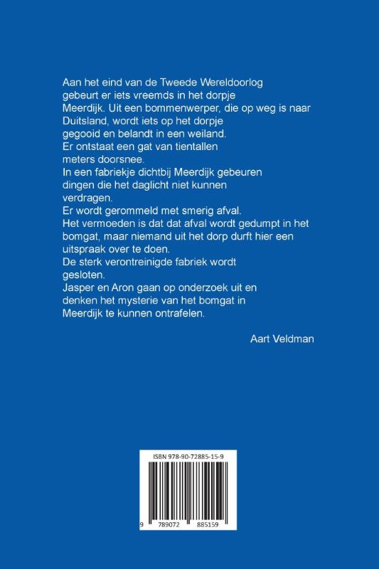 Achterkant van Het raadsel van Meerdijk