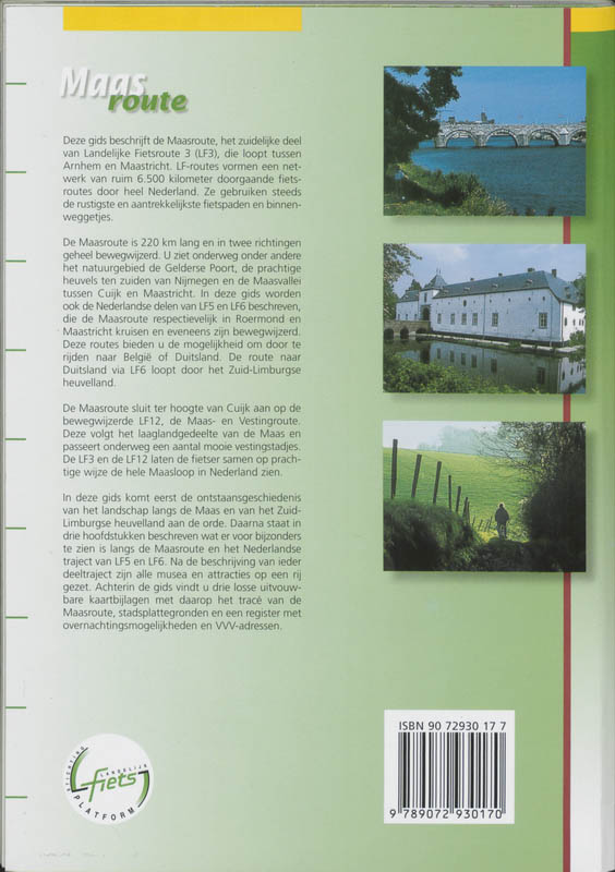 Achterkant van Maasroute