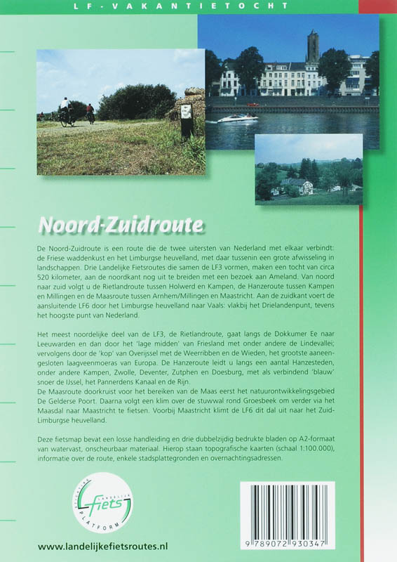 Achterkant van Noord-Zuidroute