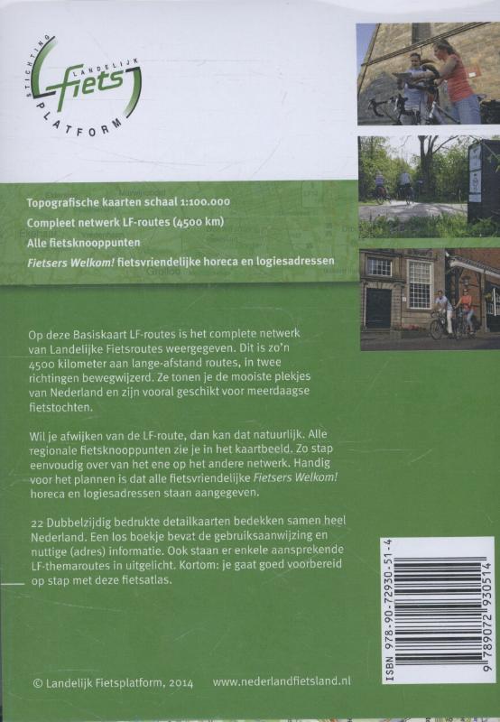 Achterkant van 2014-2015 Netwerk LF-routes
