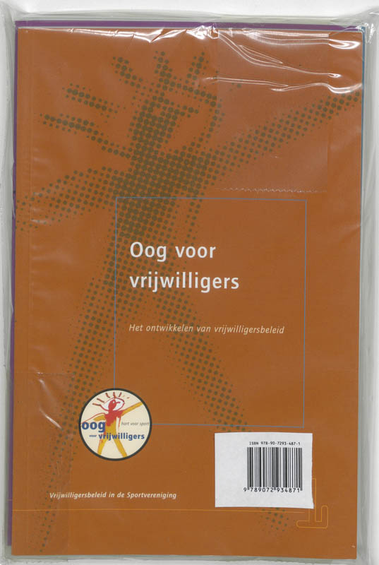 Achterkant van Vrijwilligersbeleid in de sportvereniging set