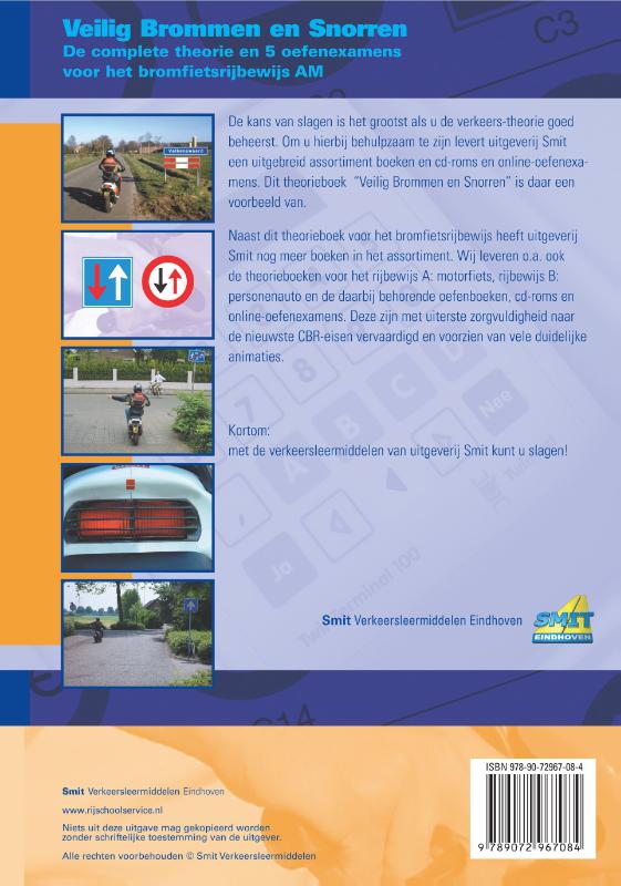 Achterkant van Veilig brommen en snorren