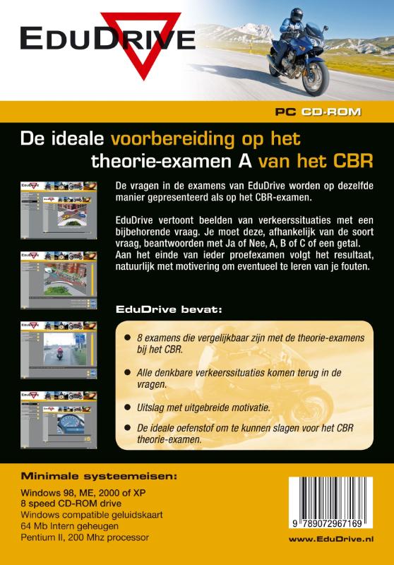 Achterkant van Haal nu je motorrijbewijs