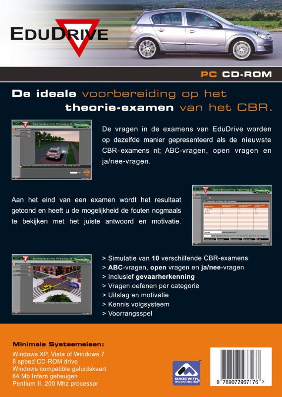 Achterkant van B