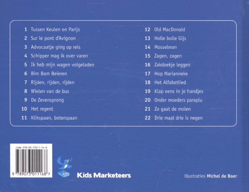 Achterkant van De leukste vakantieliedjes