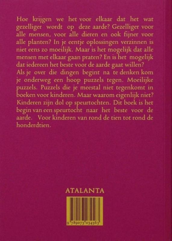 Achterkant van Het beste voor de aarde