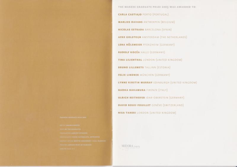 Achterkant van 2003