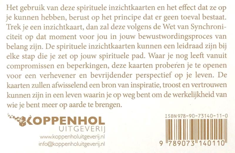 Achterkant van Spirituele inzichtkaarten