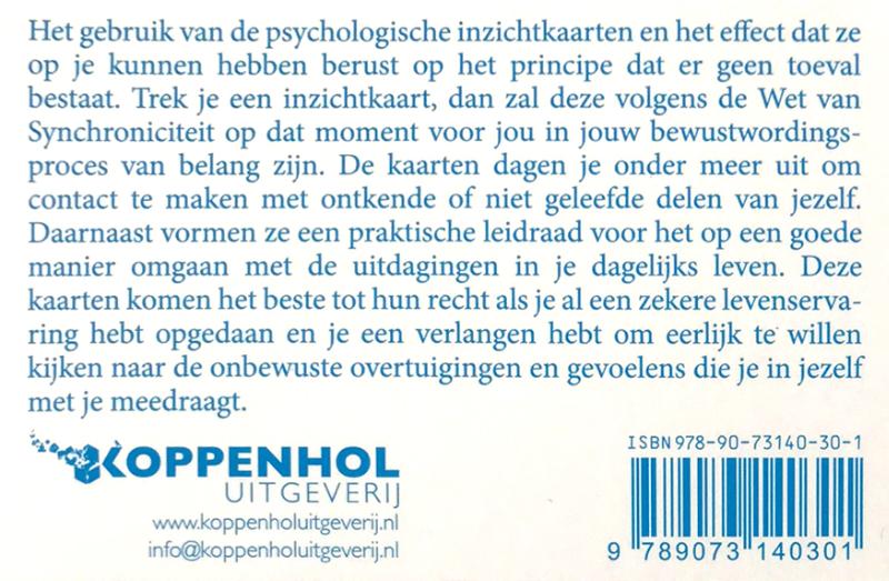 Achterkant van Psychologische inzichtkaarten