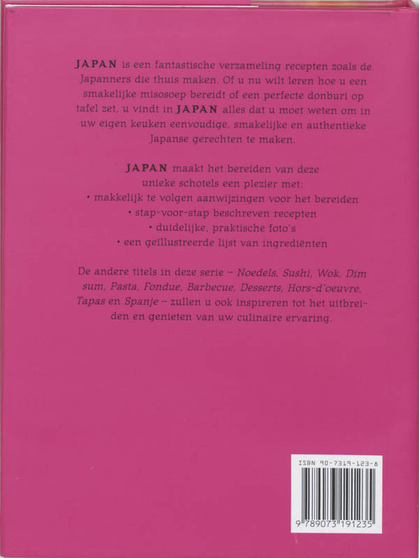 Achterkant van Japan
