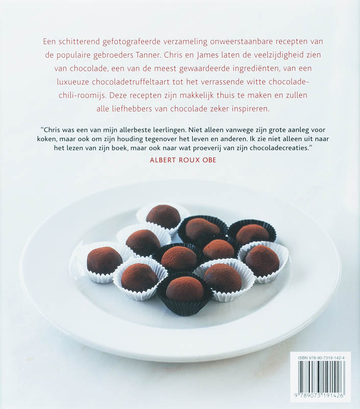 Achterkant van Chocolade de grote passie