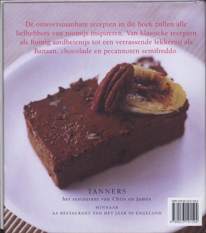 Achterkant van IJs & Sorbets