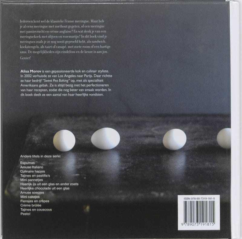 Achterkant van Meringues