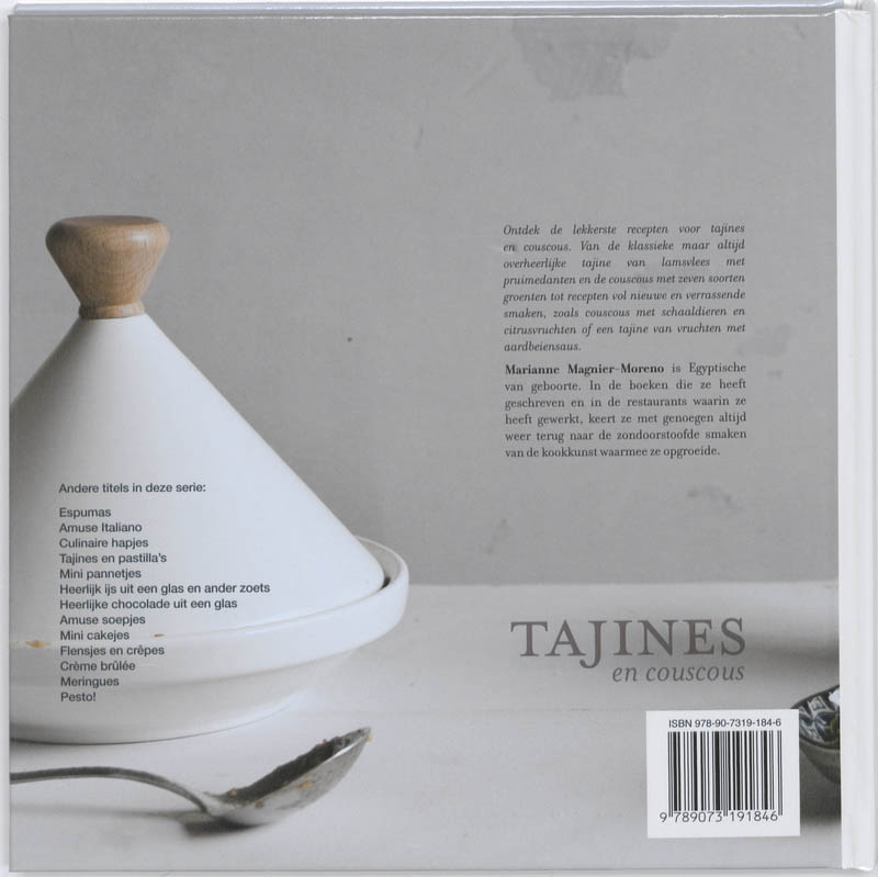 Achterkant van Tajines en couscous