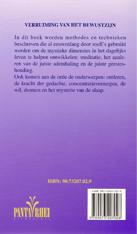 Achterkant van Verruiming van bewustzijn