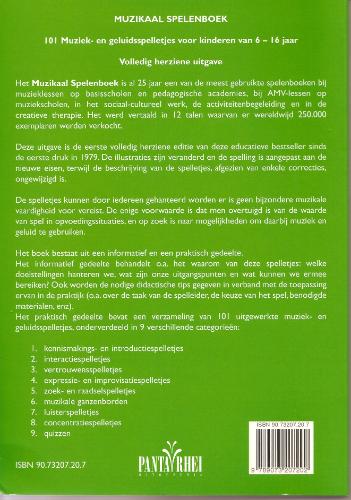 Achterkant van Muzikaal spelenboek