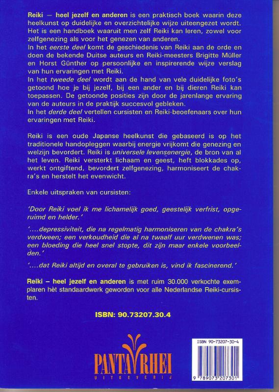 Achterkant van Reiki, heel jezelf en anderen