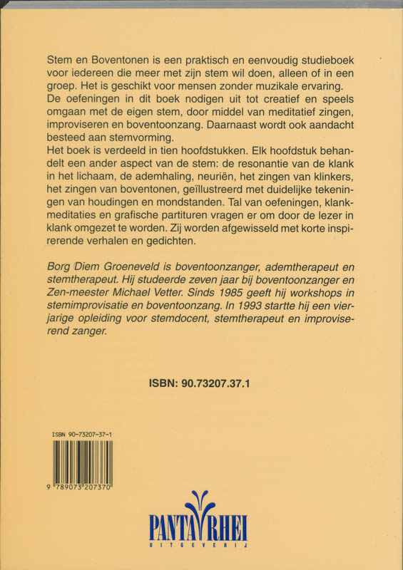 Achterkant van Stem en boventonen