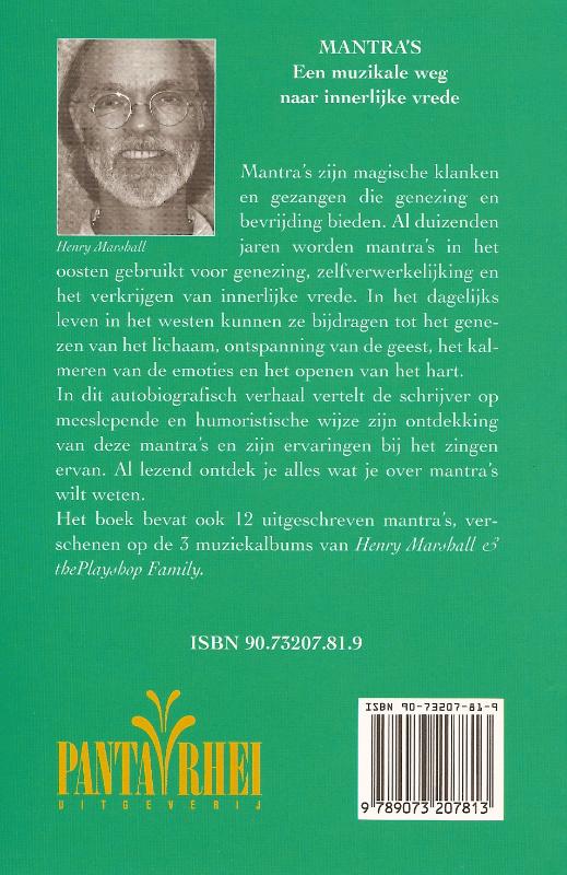 Achterkant van Mantra's