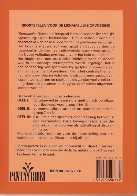 Achterkant van Sportspelen