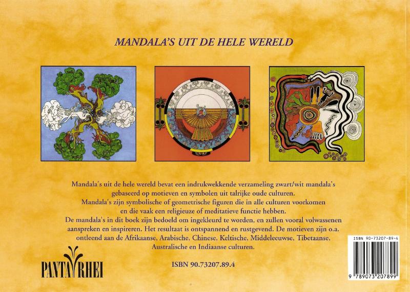 Achterkant van Mandala's uit de hele wereld